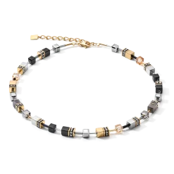 Collana GeoCUBE® grigio-oro Coeur de Lion 2839/10-1216