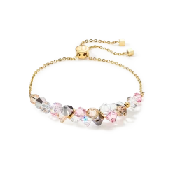 Bracciale Dancing Crystals oro rosa chiaro Coeur de Lion 4639/30-1920