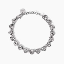Bracciale con cuori effetto martellato Kidult 831008