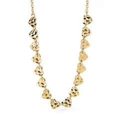 Collana cuoricini martellati Kidult 851007