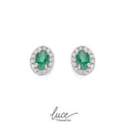 Orecchini smeraldi e brillanti DonnaOro LOE12079.009