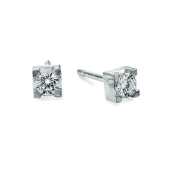 Orecchini in oro bianco e diamanti punti luce DonnaOro DHO7174.008