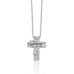 Collana con crocetta Miluna CLD4554