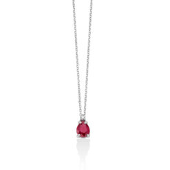 Collana con rubini e  brillanti Miluna CLD4909