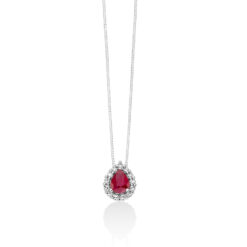 Collana con rubini e brillanti Miluna CLD4913