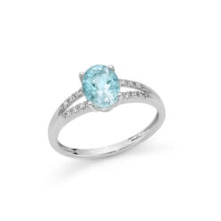 Anello miluna con acquamarina LID3921