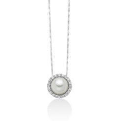 Collana con perla Miluna e diamanti PCL6674