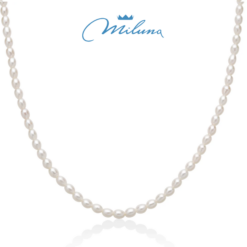 Collana di perle Miluna in argento PCL6661B