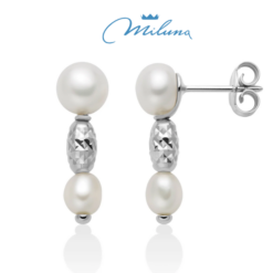 orecchini di perloe in argento Miluna PER2794B