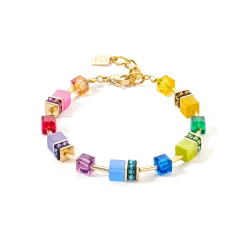 Bracciale GeoCUBE® Iconic Layer oro-arcobaleno Coeur de Lion 2810/30-1500