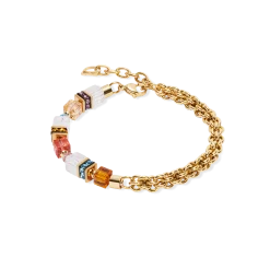 Bracciale GeoCUBE® Fusion Summer oro-sunset Coeur de Lion 3021/30-1546
