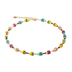 Collana Boho Sunset Cube rainbow Coeur de Lion 4413/10-1516