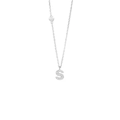 Collana con lettera S Salvini in oro 9kt 20089248