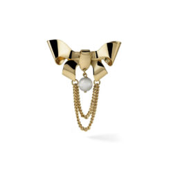 Spilla farfalla in bronzo dorato Unoaerre 2713