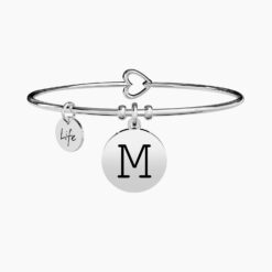 Bracciale bangle con lettera m Kidult 231555M