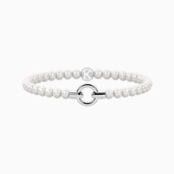Bracciale elastico componibile con perle conchiglia Kidult 732200