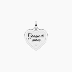 Ciondolo con scritta grazie di cuore Kidult 741037
