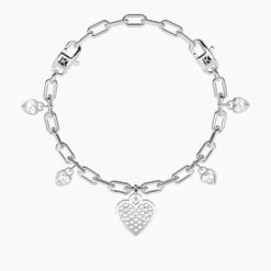 Bracciale regolabile con ciondolo cuore Kidult 732270