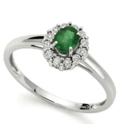 Anello brillanti e smeraldo DonnaOro LAE10093.006