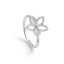 Anello oro bianco con diamanti Salvini 20101503