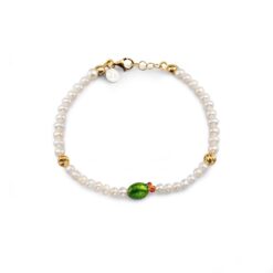 Bracciale perle e mini pala di fico Isola Bella 20001396