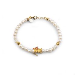 Bracciale con perle trinacria 20001402