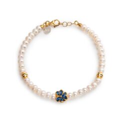 Bracciale perle e mini Violetta Isola bella 20001416