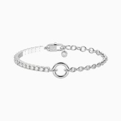 Bracciale componibile in acciaio con zirconi Kidult 732193