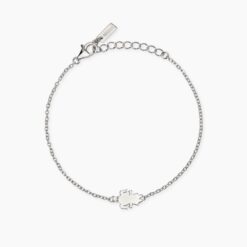 Bracciale con elemento bambina in Argento Diamanti Lab Grown ct 0,04 Mabina 534067