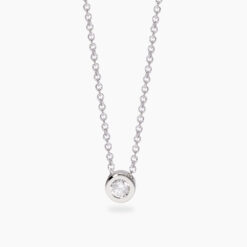 Collana in Argento con Diamanti Lab Grown ct 0,14 Mabina 553806