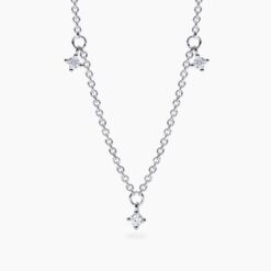 Collana in Argento con Diamanti Lab Grown ct 0,18 Mabina 553812