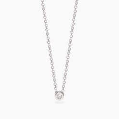 Collana in Argento con Diamanti Lab Grown ct 0,04 Mabina 553808