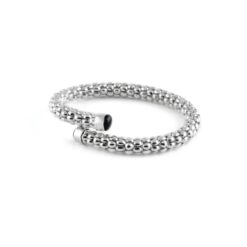Bracciale rigido bianco maglia fope 1608