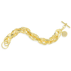 Bracciale Unoaerre bronzo dorato 0048