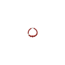 Bracciale Terra e Mare in argento 925 con corallo rosso e perla Miluna PBR1802V