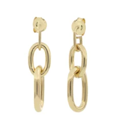 Orecchini in bronzo dorato Unoaerre 1951