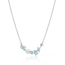 Collana Miluna PCL6915 con perla Oriente e Gemma del Cielo