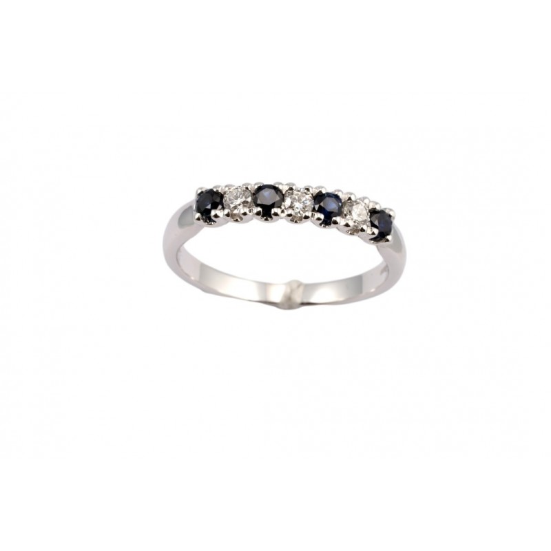 Anello Giorgio Visconti AB14136CZ con zaffiri